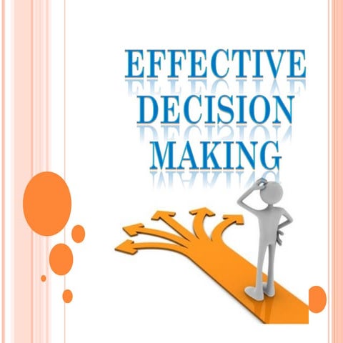 Effective decision making | PPT