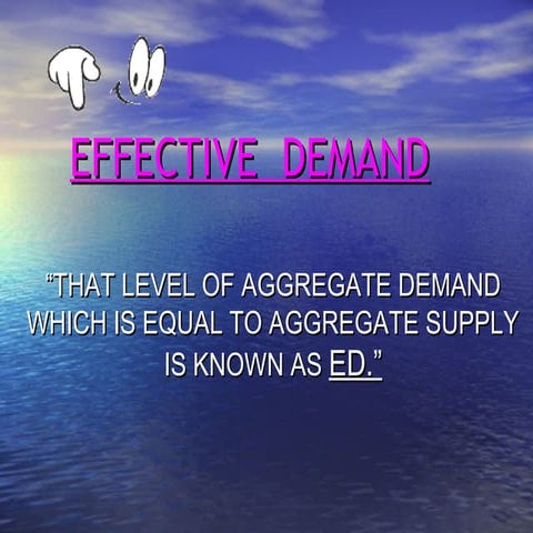 Effective demand | PPT