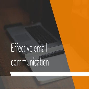 Effective email communication 