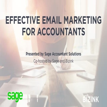Effective email marketing for accountants