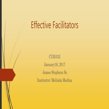  UOPX CUR 532 Effective Facilitators 