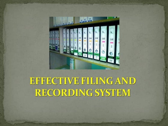 Record Keeping | PPT