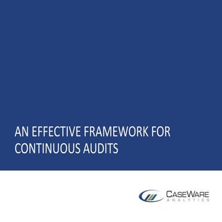 Effective Framework for Continuous ...