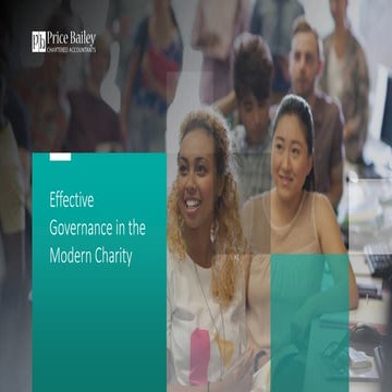 Effective governance in the modern charity