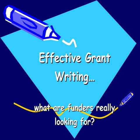 Effective Grant Writing And Partnerships