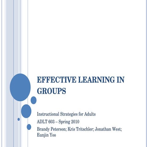 Effective group learning presentation (ppt 03) v0.6