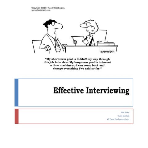 Effective interviewing
