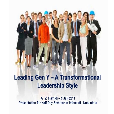 Effective leadership style for gen y people