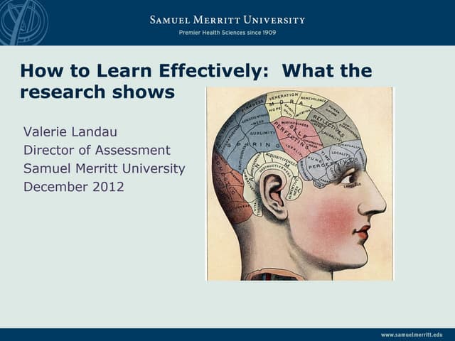 Research on Effective Study Habbits