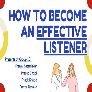 Mastering Effective Listening: Keys to Better Communication