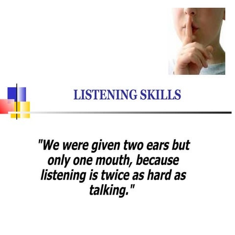 Effective Listening