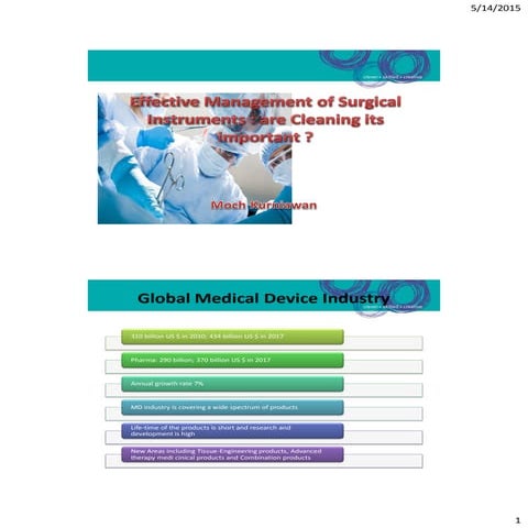 Effective management of surgical instruments