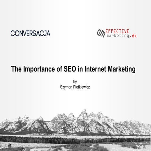The importance of SEO in Internet Marketing