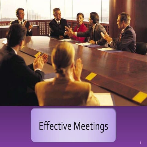 Effective Meetings