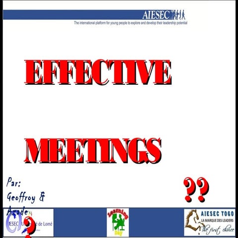 Effective meeting 