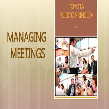 Effective Meeting Management