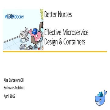 Effective Micoservice Design & Containers 