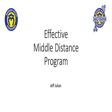Effective Middle Distance Swimming Programs for Coaches to the WAFSU ...