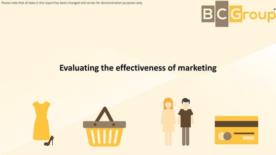 Effectiveness of advertising and marketing