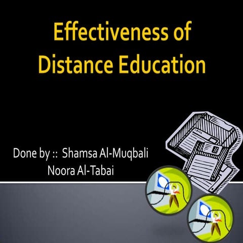 Distance education | PPT