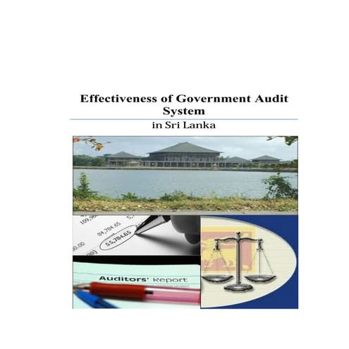 Effectiveness of government audit system in sri lanka