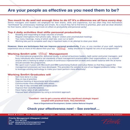 Effectiveness Questionnaire | PDF
