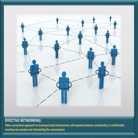 Competency Snapshot: Effective Networking