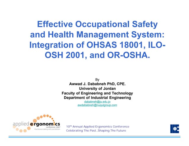 Effective Occupational Safety And Health Management System Pdf Effective Occupational Safety And Health Management System Pdf