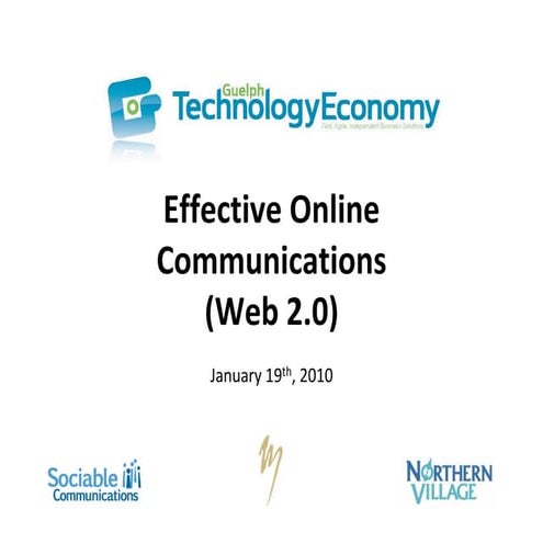 Effective Online Communications (Web 2 0)