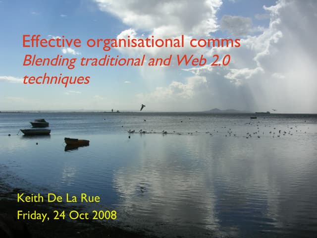 Effective organisational comms