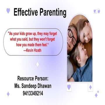 Effective Parenting:a bond of trust-.pptx