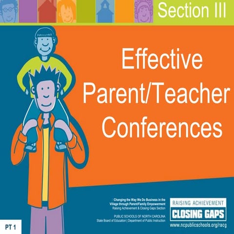 Effective parent teacher conferences