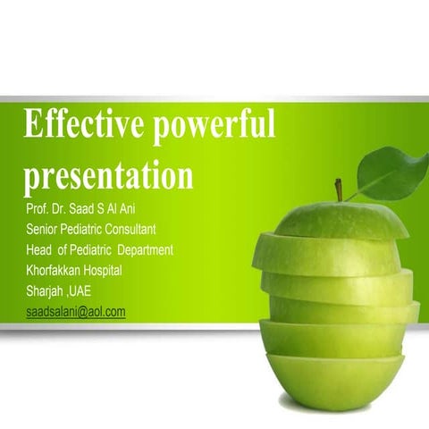 Effective powerful presentation 