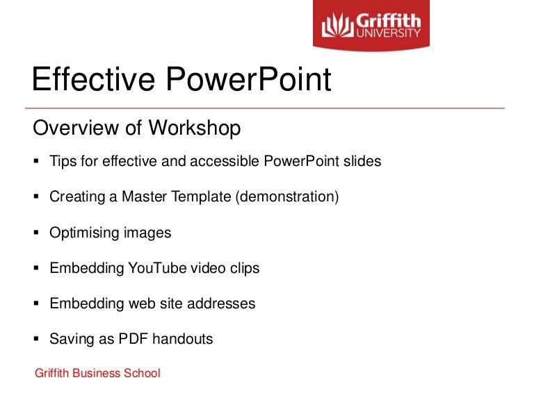 Effective PowerPoint Presentations