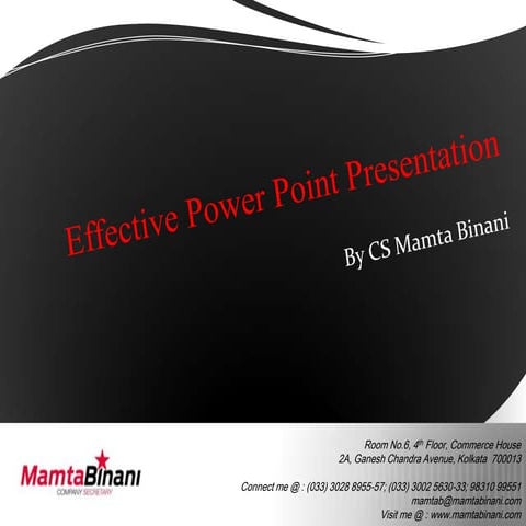 Effective Power Point Presentation