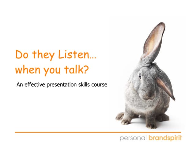 Effective Presentation