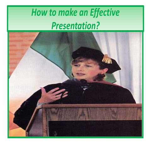 Effective presentation 