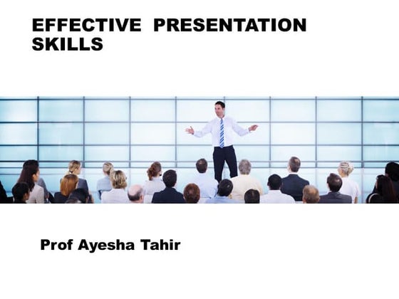 Effective Presentation skills | PPT