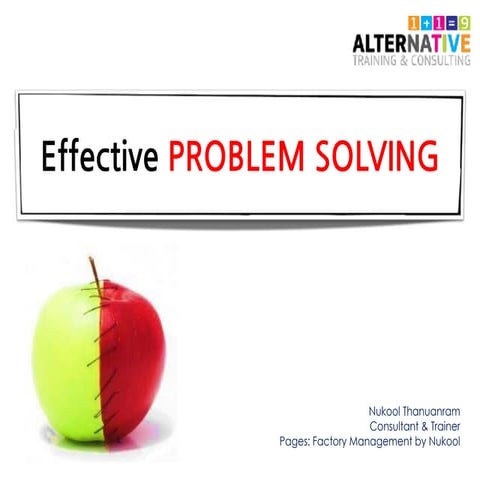 Effective Problem Solving | PPT