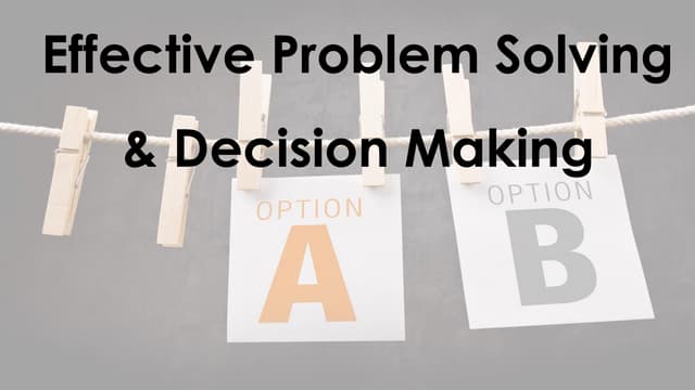 Effective Problem Solving & Decision Making (ACE-4) PPT .pdf