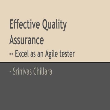 Effective QA in Scrum