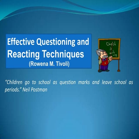 Effective questioning (2)