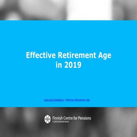Effective retirement age 2019