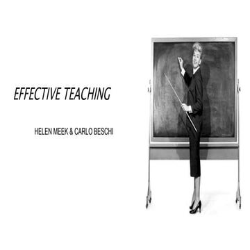 Effective teaching