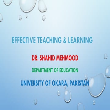 Effective Teaching & Learning in Schools.pptx