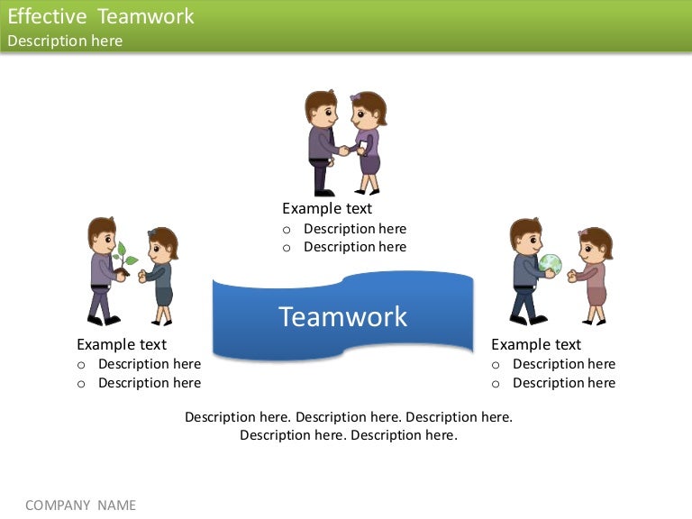 example of effective teamwork