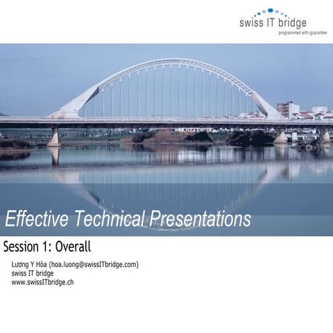 Effective technical presentation