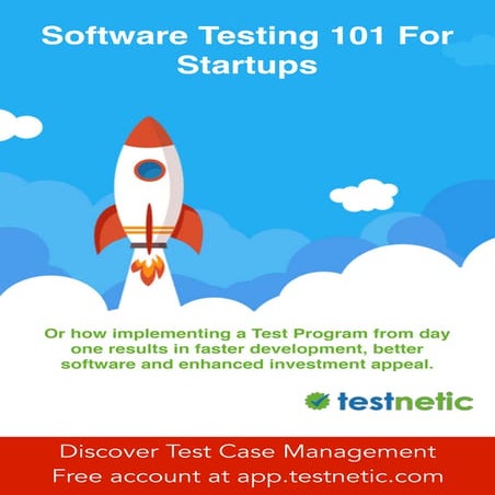 Effective Testing fo Startups