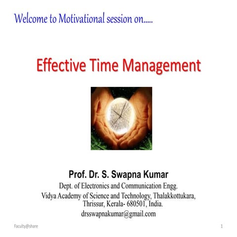 Time Management For Teachers | PPT