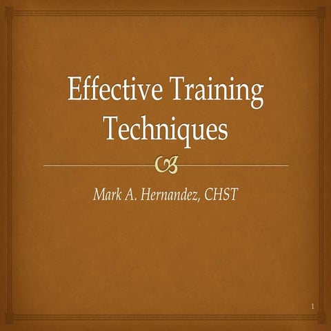 Training of Trainer